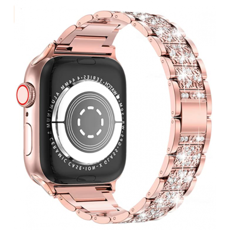 Bal-z Apple Watch 38mm Wiwu Three Beads Set Auger Metal Kordon