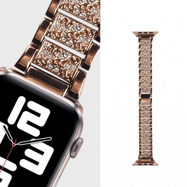 Apple Watch 38mm Wiwu Three Beads Set Auger Metal Kordon Apple Watch 38mm Wiwu Three Beads Set Auger Metal Kordon