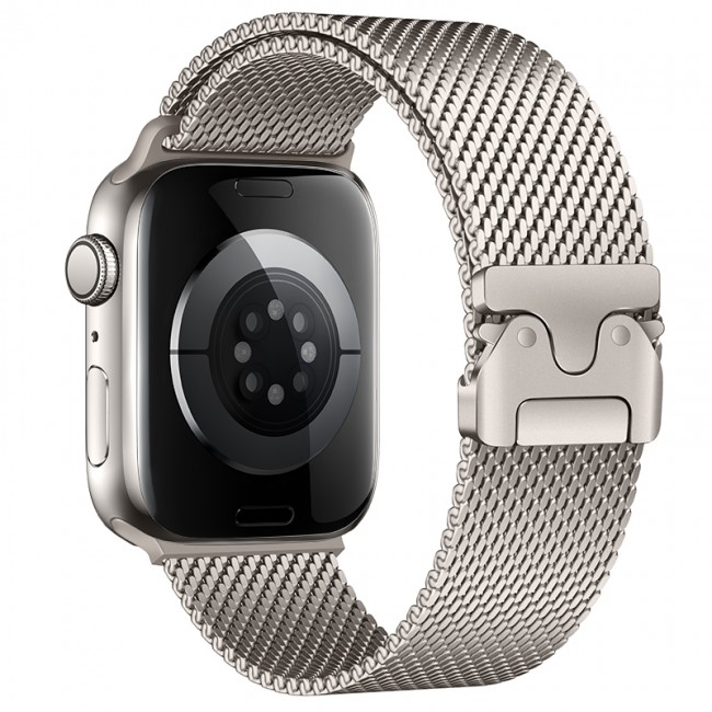 Apple Watch 38mm Zore KRD-121 Metal Hasır Kordon Apple Watch 38mm Zore KRD-121 Metal Hasır Kordon