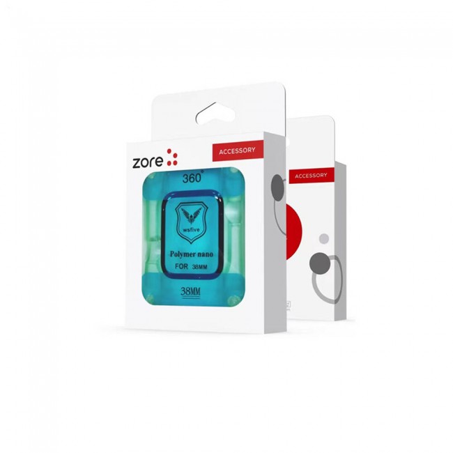 Apple Watch 38mm Zore Polymer Nano Ekran Koruyucu + Kolay Uygulama Aparatlı Apple Watch 38mm Zore Polymer Nano Ekran Koruyucu + Kolay Uygulama Aparatlı