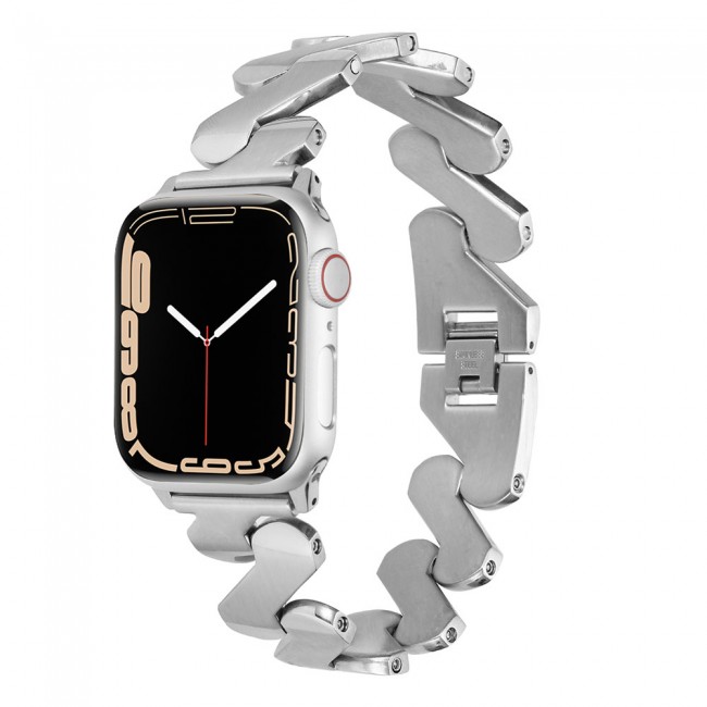Apple Watch 40mm Kordon KRD-80 Metal Strap Kayış Apple Watch 40mm Kordon KRD-80 Metal Strap Kayış