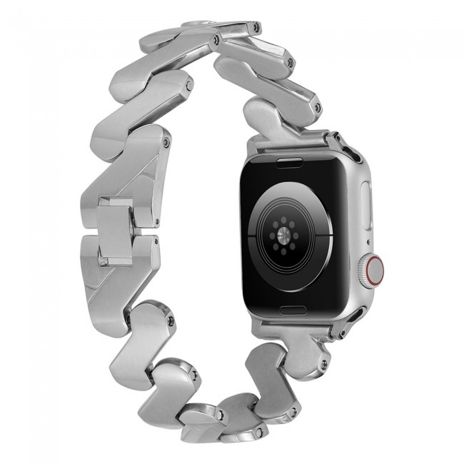 Apple Watch 40mm Kordon KRD-80 Metal Strap Kayış Apple Watch 40mm Kordon KRD-80 Metal Strap Kayış
