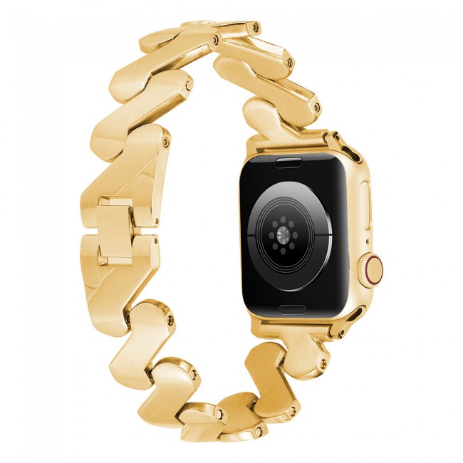 Apple Watch 40mm Kordon KRD-80 Metal Strap Kayış Apple Watch 40mm Kordon KRD-80 Metal Strap Kayış