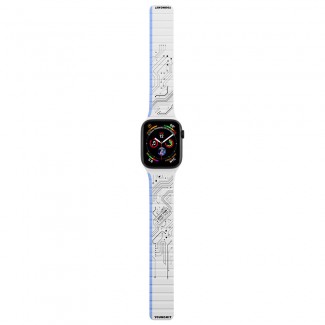 Apple Watch 40mm Kordon Youngkit Technological Magnetik Tak Çıkar Silikon Strap Kayış Apple Watch 40mm Kordon Youngkit Technological Magnetik Tak Çıkar Silikon Strap Kayış