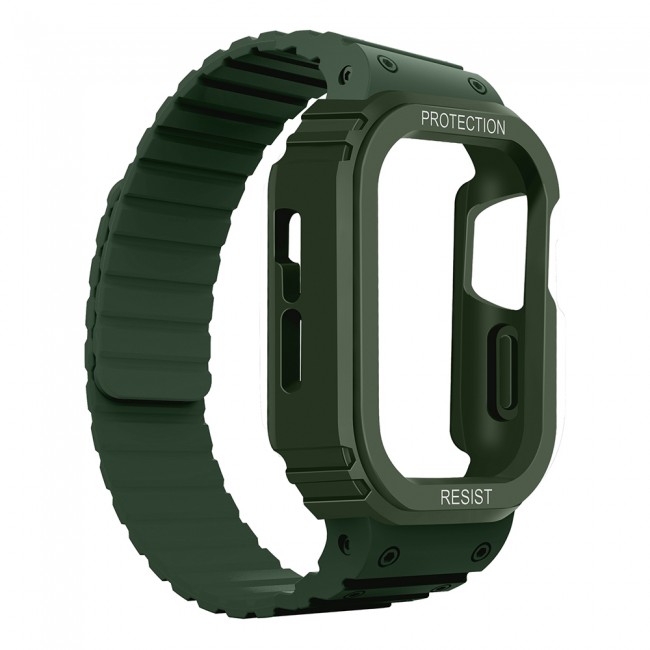 Apple Watch 40mm KRD-142 Airbag Tasarımlı Kasa Koruyuculu Silikon Kordon Apple Watch 40mm KRD-142 Airbag Tasarımlı Kasa Koruyuculu Silikon Kordon