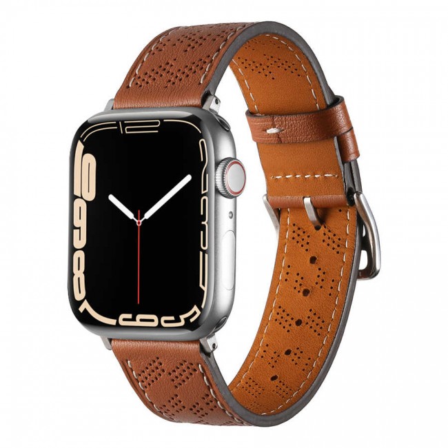 Apple Watch 40mm KRD-76 PU Deri Kordon Strap Kayış Apple Watch 40mm KRD-76 PU Deri Kordon Strap Kayış