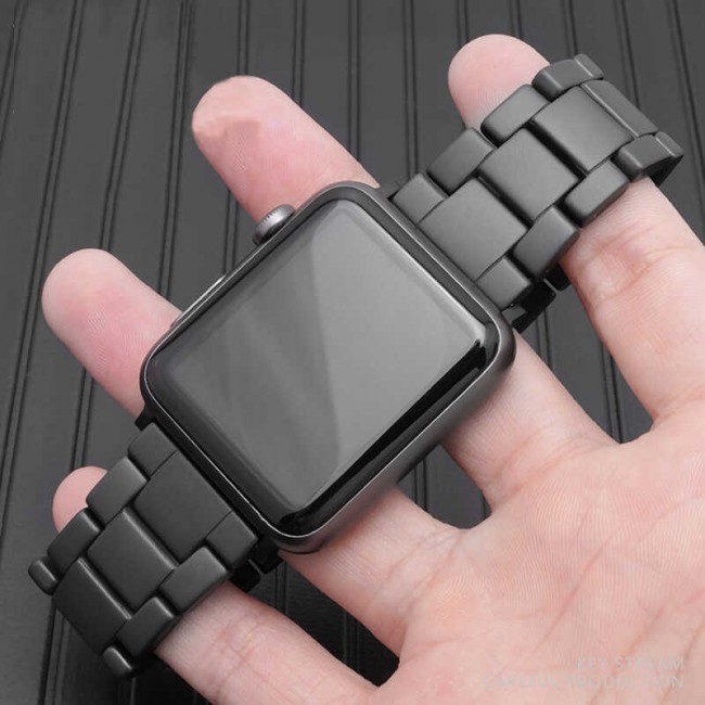 Apple Watch 40mm Mat Seramik Metal Kordon Apple Watch 40mm Mat Seramik Metal Kordon