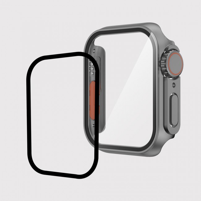 Apple Watch 40mm - Watch Ultra 49mm Kasa Dönüştürücü ve Ekran Koruyucu Zore Watch Gard 26 Apple Watch 40mm - Watch Ultra 49mm Kasa Dönüştürücü ve Ekran Koruyucu Zore Watch Gard 26