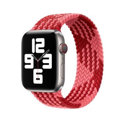 Bal-z Apple Watch 40mm Wiwu Braided Solo Loop Contrast Color Medium Kordon