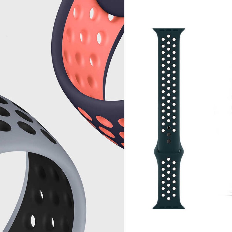 Bal-z Apple Watch 40mm Wiwu Dual Color Sport Band Silikon Kordon