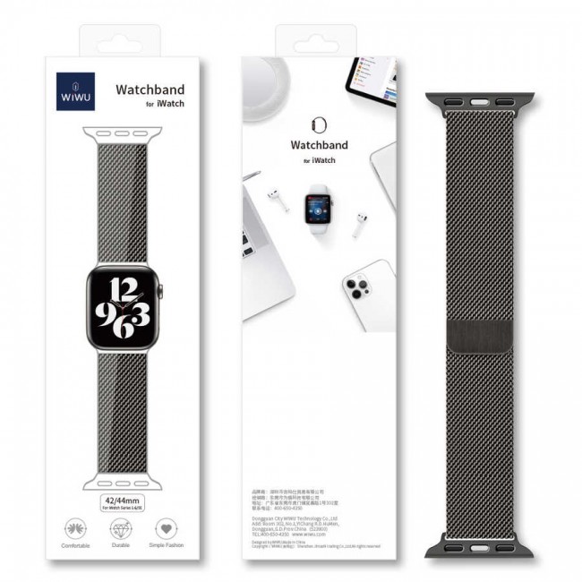 Apple Watch 40mm Wiwu Minalo Metal Kordon Apple Watch 40mm Wiwu Minalo Metal Kordon
