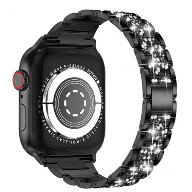 Apple Watch 40mm Wiwu Three Beads Set Auger Metal Kordon Apple Watch 40mm Wiwu Three Beads Set Auger Metal Kordon