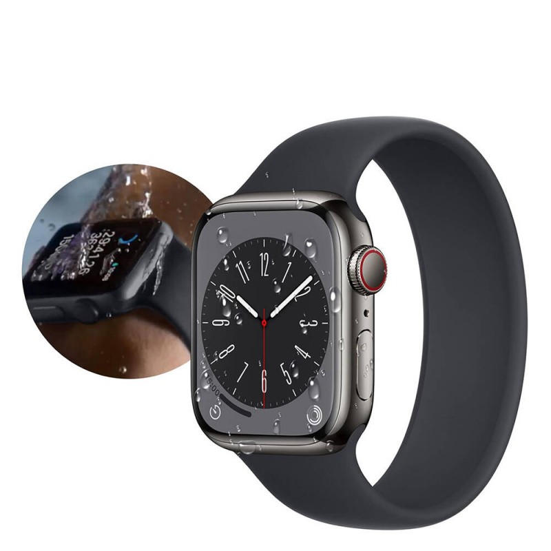 Bal-z Apple Watch 40mm Wiwu Wi-JD105 Easy Install PMMA Pet Ekran Koruyucu + Kolay Uygulama Aparatı
