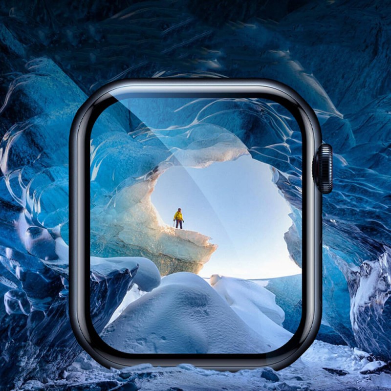 Bal-z Apple Watch 40mm Wiwu Wi-JD105 Easy Install PMMA Pet Ekran Koruyucu + Kolay Uygulama Aparatı