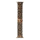 Apple Watch 40mm Zore KRD-01 Leopar Desenli Metal Kordon Apple Watch 40mm Zore KRD-01 Leopar Desenli Metal Kordon