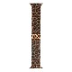 Apple Watch 40mm Zore KRD-01 Leopar Desenli Metal Kordon Apple Watch 40mm Zore KRD-01 Leopar Desenli Metal Kordon