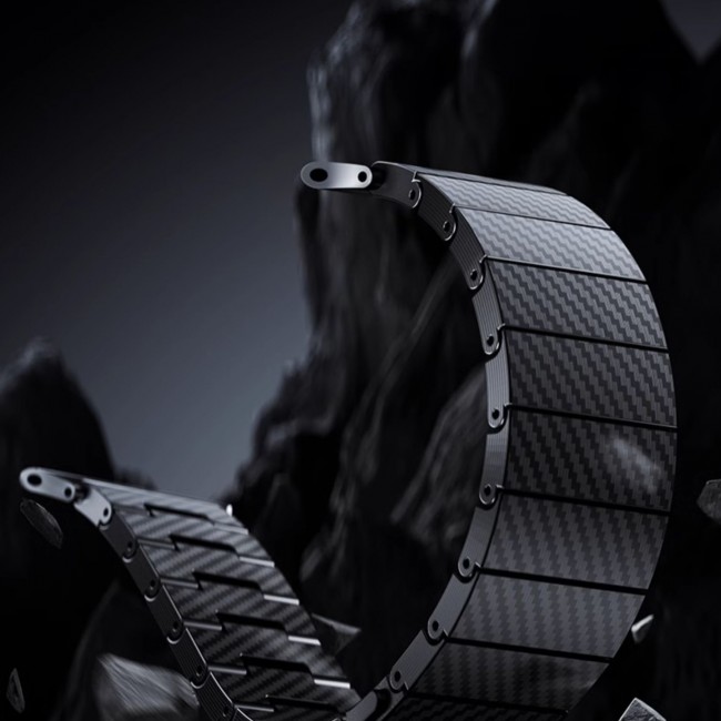 Apple Watch 40mm Zore KRD-90 600D Karbon Fiber Kordon Apple Watch 40mm Zore KRD-90 600D Karbon Fiber Kordon