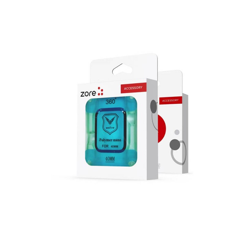 Bal-z Apple Watch 40mm  Polymer Nano Ekran Koruyucu + Kolay Uygulama Aparatlı
