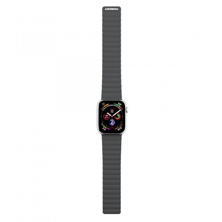 Apple Watch 42mm Kordon Youngkit Classical Magnetik Tak Çıkar Silikon Strap Kayış