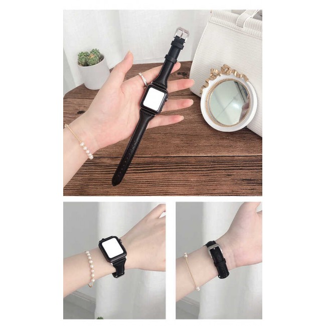 Apple Watch 42mm KRD-28 Deri Kordon Apple Watch 42mm KRD-28 Deri Kordon
