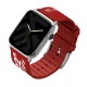 Apple Watch 42mm SkinArma Taihi Sora Yazı Desenli Deri Görünümlü Silikon Kordon Apple Watch 42mm SkinArma Taihi Sora Yazı Desenli Deri Görünümlü Silikon Kordon
