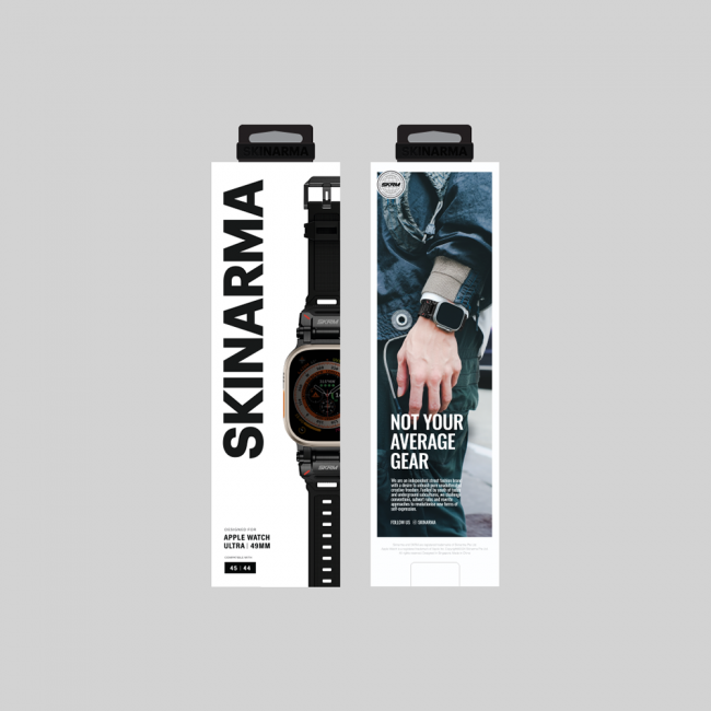 Apple Watch 42mm SkinArma Titon Serisi Hava Alabilen Delikli Silikon Kordon Apple Watch 42mm SkinArma Titon Serisi Hava Alabilen Delikli Silikon Kordon