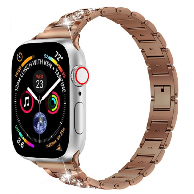 Bal-z Apple Watch 42mm Wiwu Three Beads Set Auger Metal Kordon