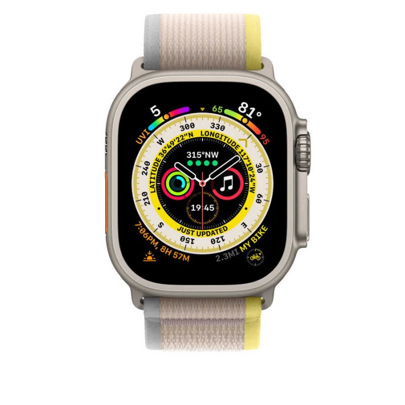 Bal-z Apple Watch 42mm Wiwu Trail Loop Naylon Örgü İşlemeli Hasır Kordon Strap Kayış