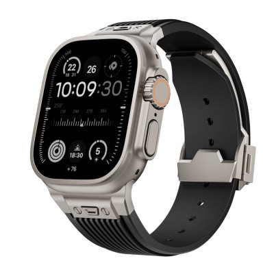 Bal-z Apple Watch 42mm  KRD-113 Spor Görünümlü Silikon Kordon