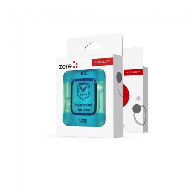 Apple Watch 42mm Zore Polymer Nano Ekran Koruyucu + Kolay Uygulama Aparatlı Apple Watch 42mm Zore Polymer Nano Ekran Koruyucu + Kolay Uygulama Aparatlı