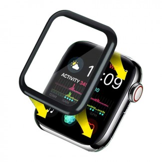Apple Watch 44mm Go Des 2 in 1 Ekran Koruyucu Apple Watch 44mm Go Des 2 in 1 Ekran Koruyucu