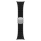 Apple Watch 44mm KRD-127 Metal Tokalı Silikon Kordon Apple Watch 44mm KRD-127 Metal Tokalı Silikon Kordon