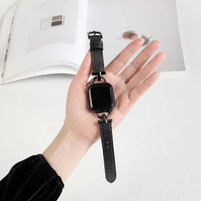 Apple Watch 44mm KRD-53 Deri Kordon Apple Watch 44mm KRD-53 Deri Kordon