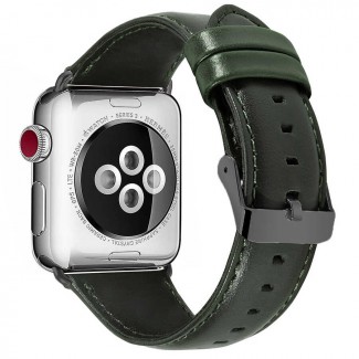 Apple Watch 44mm Luxury Leather Deri Kordon Apple Watch 44mm Luxury Leather Deri Kordon