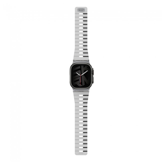 Apple Watch 44mm Skinarma Gemini Serisi TPU Magnetik Silikon Kordon Apple Watch 44mm Skinarma Gemini Serisi TPU Magnetik Silikon Kordon