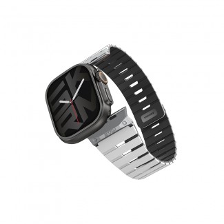 Apple Watch 44mm Skinarma Gemini Serisi TPU Magnetik Silikon Kordon Apple Watch 44mm Skinarma Gemini Serisi TPU Magnetik Silikon Kordon