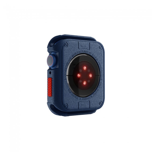 Apple Watch 44mm SkinArma Kurono Buzlu Tasarım Sert PC Kasa Koruyucu Apple Watch 44mm SkinArma Kurono Buzlu Tasarım Sert PC Kasa Koruyucu