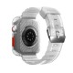 Apple Watch 44mm SkinArma Kurono Sert PC Kasa Koruyucu + Shokku Silikon Kordon Apple Watch 44mm SkinArma Kurono Sert PC Kasa Koruyucu + Shokku Silikon Kordon