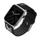 Apple Watch 44mm SkinArma Taihi Sora Yazı Desenli Deri Görünümlü Silikon Kordon Apple Watch 44mm SkinArma Taihi Sora Yazı Desenli Deri Görünümlü Silikon Kordon