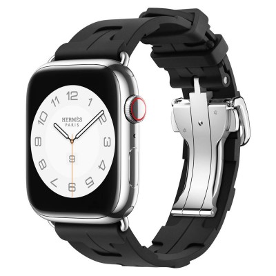 Bal-z Apple Watch 44mm Spor Görünümlü  KRD-94 Silikon Kordon