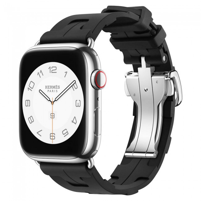 Apple Watch 44mm Spor Görünümlü Zore KRD-94 Silikon Kordon Apple Watch 44mm Spor Görünümlü Zore KRD-94 Silikon Kordon