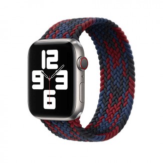 Apple Watch 44mm Wiwu Braided Solo Loop Contrast Color Medium Kordon Apple Watch 44mm Wiwu Braided Solo Loop Contrast Color Medium Kordon