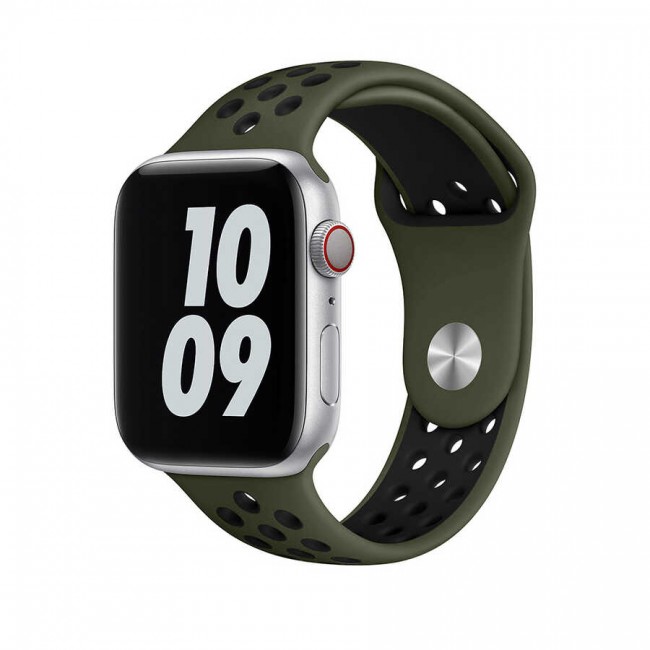 Apple Watch 44mm Wiwu Dual Color Sport Band Silikon Kordon Apple Watch 44mm Wiwu Dual Color Sport Band Silikon Kordon