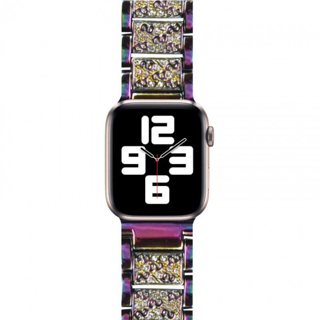 Apple Watch 44mm Wiwu Three Beads Set Auger Metal Kordon Apple Watch 44mm Wiwu Three Beads Set Auger Metal Kordon
