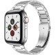 Apple Watch 44mm Wiwu Ultra Thin Steel Belt Three Beads Metal Kordon Apple Watch 44mm Wiwu Ultra Thin Steel Belt Three Beads Metal Kordon