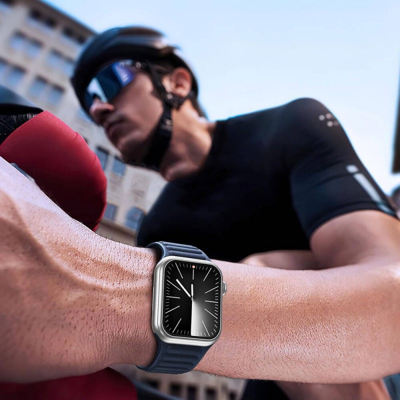 Bal-z Apple Watch 44mm Wiwu Wi-JD106 Easy Install Akıllı Saat Temperli Cam Ekran Koruyucu