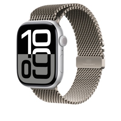 Bal-z Apple Watch 44mm  KRD-100 Titanyum Hasır Kordon
