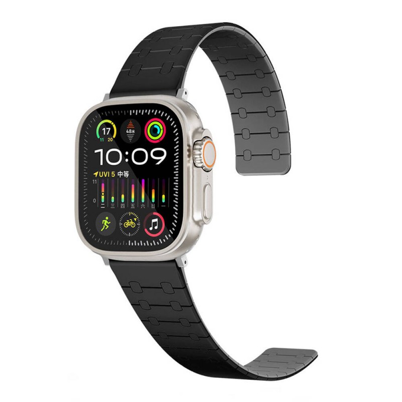 Bal-z Apple Watch 44mm  KRD-111 Çizgili Desenli Silikon Kordon