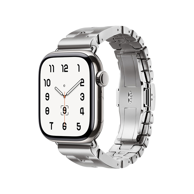 Bal-z Apple Watch 44mm Zore KRD-125 Metal Kordon Strap Kayış