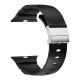 Apple Watch 44mm Zore KRD-145 Metal Tokalı Silikon Kordon Apple Watch 44mm Zore KRD-145 Metal Tokalı Silikon Kordon